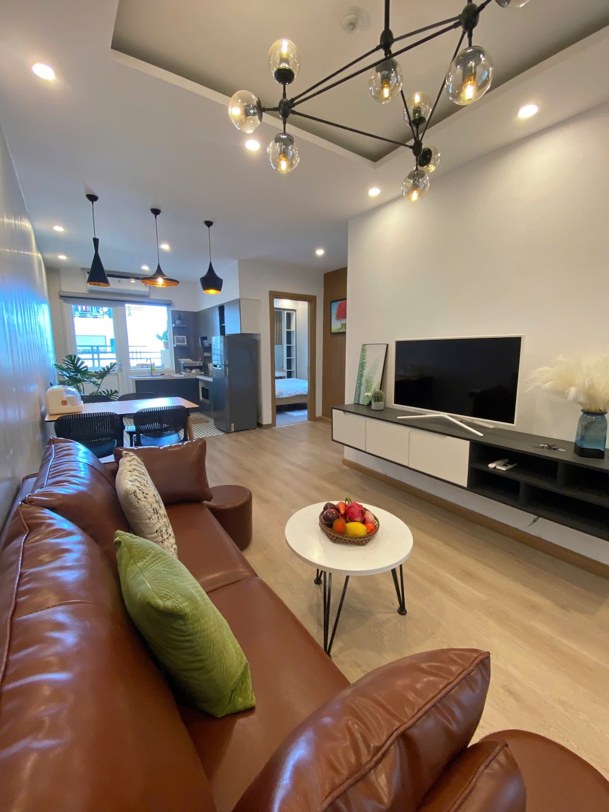 Không gian căn hộ 2 phòng ngủ gần biển Mỹ Khê