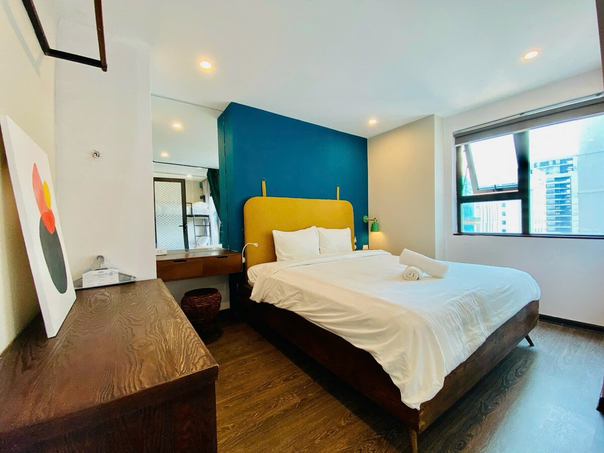 Không gian căn hộ 1 phòng ngủ gọn gàng và riêng tư